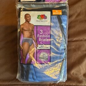 Fruit of the Loom Blue Boxer Briefs Comfortable Fit